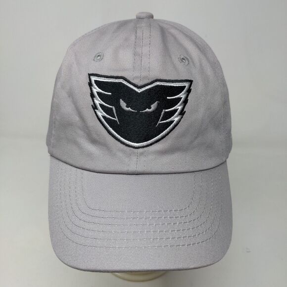 Unbranded Men's Slideback Hat Gray Adjustable 100% Cotton Embroidered Logo - Picture 2 of 8